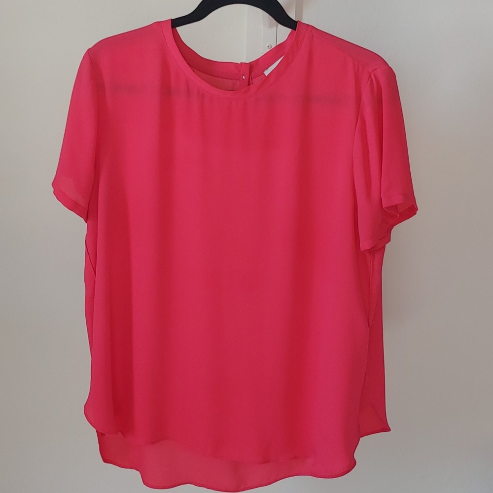 3/$18 Hot Pink Blouse